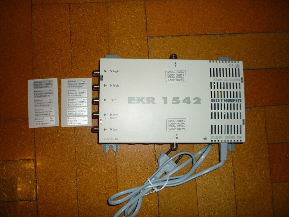 Kathrein EXR 1542 Satelliten-ZF-Verteilsystem Einkabel-Multischal in Rustenfelde