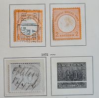 Briefmarkensammlung Deutsches Reich 1872-1923 Brustschilde incl. Sachsen - Kriebstein Vorschau