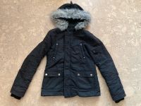 Schwarze Winterjacke mit Kunstfell Kapuze XS, Parka Berlin - Spandau Vorschau