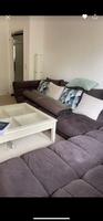 Sofa elegantes Ecksofa in grau-violett samt 180x200 Frankfurt am Main - Gallusviertel Vorschau