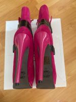 Stiefeletten Stiefel High Heels Wildleder Optik fuchsia 38 NEU Nordrhein-Westfalen - Hemer Vorschau