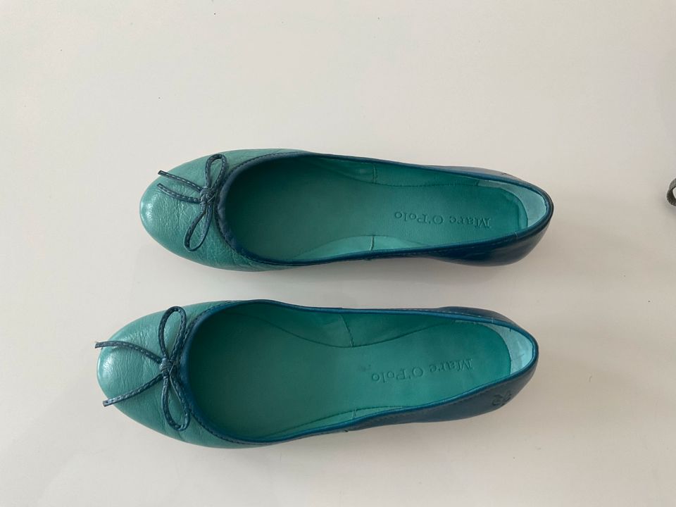 Ballerinas Marc ‘ O Polo blau türkies wie neu  Größe 38 in Bad Homburg