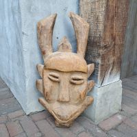 Handgeschnitzte Kopfskulptur aus Holz Maske Afrika *Etage3* Nordrhein-Westfalen - Nettetal Vorschau