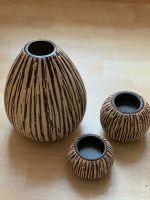 Set Vase Teelihalter Dekoration Interior beige super Zustand Dresden - Neustadt Vorschau