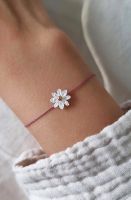 Filigranes Perlmutt Blume Armband Linhasita Garn fuchia Neu Hannover - Misburg-Anderten Vorschau