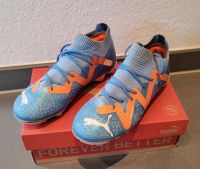 33 Puma Future Pro FG/AG blue glimmer orange Kinder Fußballschuhe Nordrhein-Westfalen - Mönchengladbach Vorschau