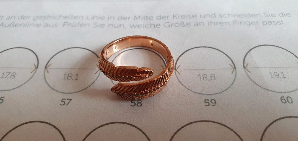 Rosegold Zirkonia Kette Ring Esprit ❤️ Ohrringe Ring Fossil in Schönfließ b Oranienburg