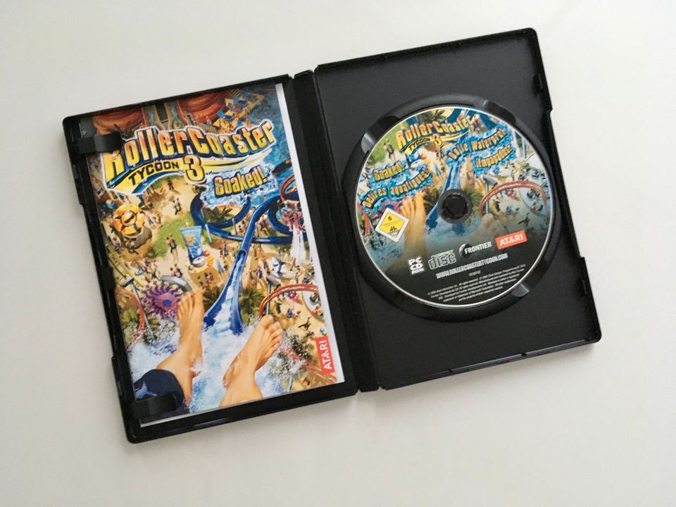 Roller Coaster Tycoon 3 Soaked PC Spiel CD-Rom Original in Weiden (Oberpfalz)