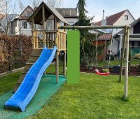 Spielturm mit Rutsche, Kletterwand, Reck, usw. Thüringen - Mühlhausen Vorschau