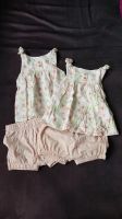 Kleidung Sommer Set 68 rosa Zwillinge, Kleid und kurze Hose Brandenburg - Potsdam Vorschau