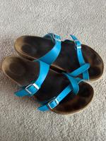 Zehentrenner "Mayari" von Birkenstock, türkis, Größe 39 Hessen - Grünberg Vorschau