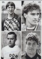 Repro-Fotos mit original Autogrammen DDR Fußballnationalspieler Frankfurt am Main - Ostend Vorschau