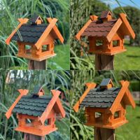 Handgearbeitetes Rechteckiges Vogelhaus M Futterhaus aus Holz Dresden - Coschütz/Gittersee Vorschau