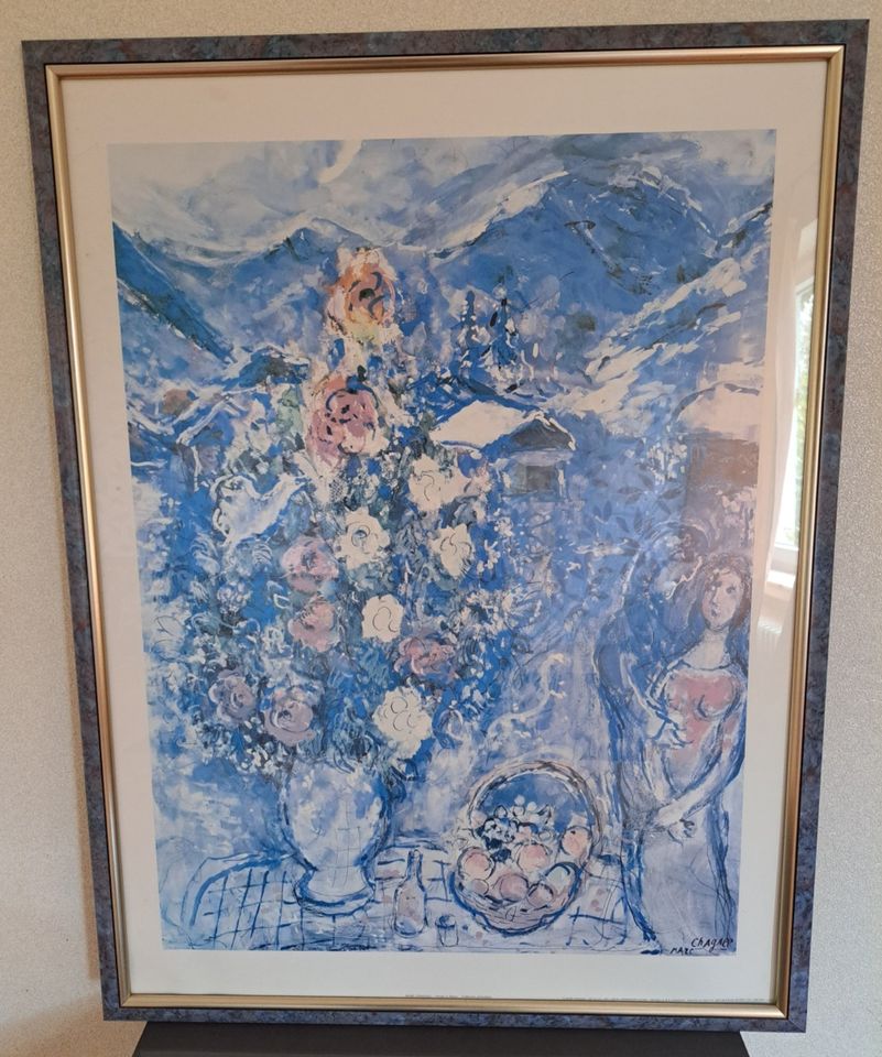 Druck / Wandbild / Marc Chagall - Fruit et Fleurs in Westerstede