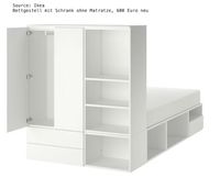 IKEA PLATSA Bettgestell mit Lattenrost und Kleiderschrank Berlin - Wilmersdorf Vorschau