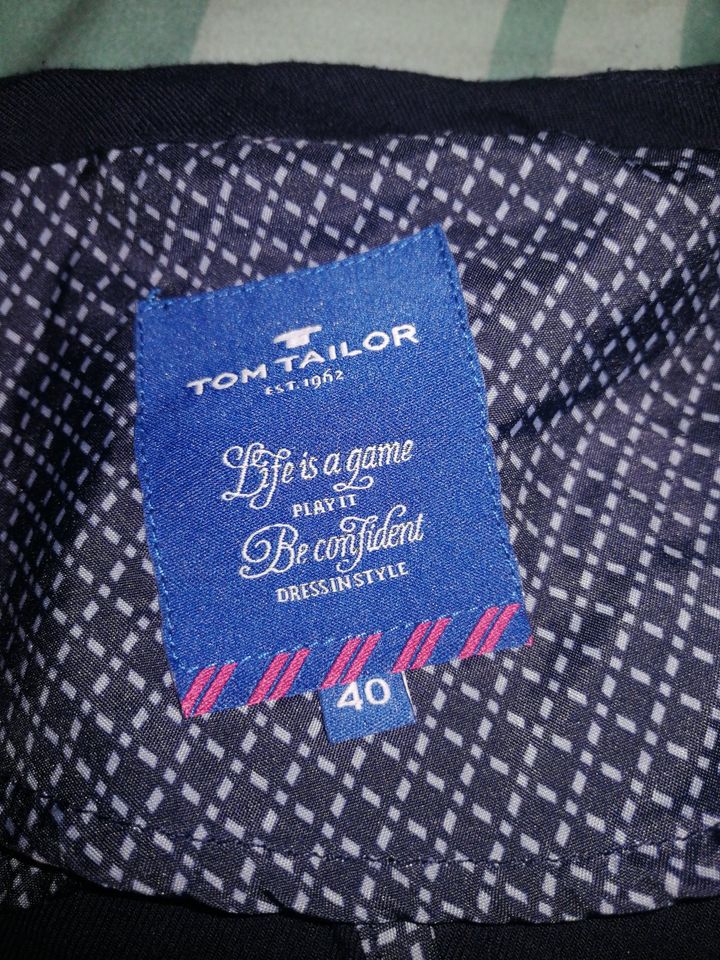 Tom Tailor Cardigan Sweatjacke Blazer dunkelblau gr 40 in Gladbeck