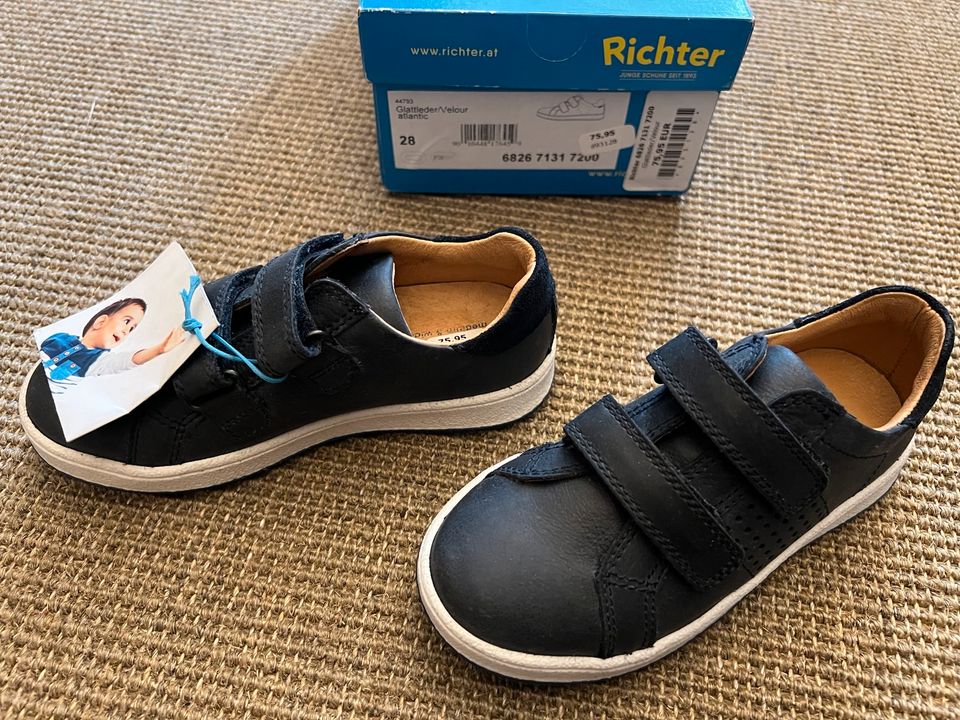 NEU! Richter 6826 7137 7200 Kinderschuh mit Kletti atlantic Gr 28 in Berlin