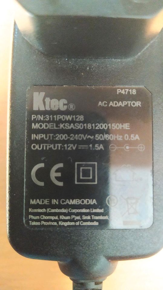 AC DC Adapter Ktec in Köln