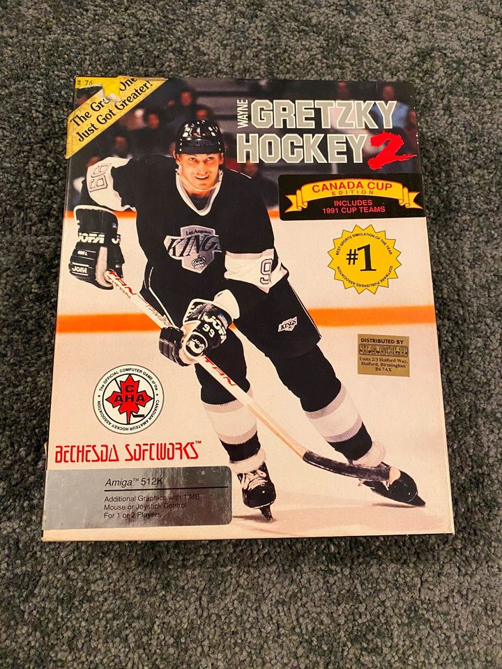 Wayne Gretzky Hockey 2 II Canada Cup Amiga Bigbox in Duisburg
