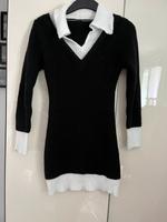 Strickkleid shein business schwarzweiß München - Schwanthalerhöhe Vorschau