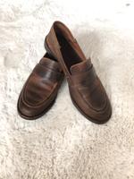 Braune Loafer Slipper Leder Damen 42 München - Allach-Untermenzing Vorschau