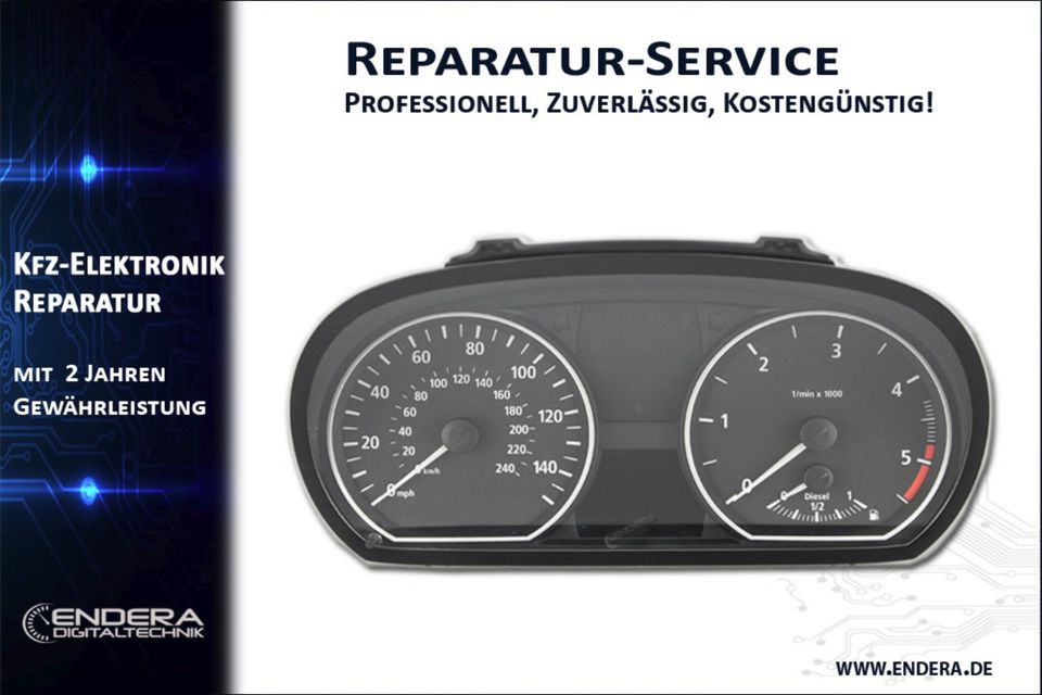 BMW Tacho REPARATUR, BMW Kombinstrument reparieren, Tacho totalasufall, E39 /E38 Pixelfehler in Frechen