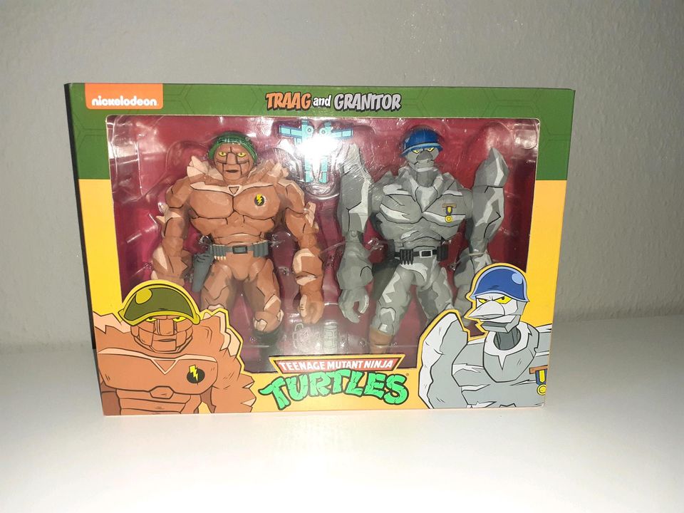 NECA TMNT Turtles General Traag & Granitor Cartoon Actionfiguren in Hamburg