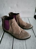 Chelsea-Boots "Graceland", grau mit lila, Gr. 40 Hessen - Neustadt Vorschau