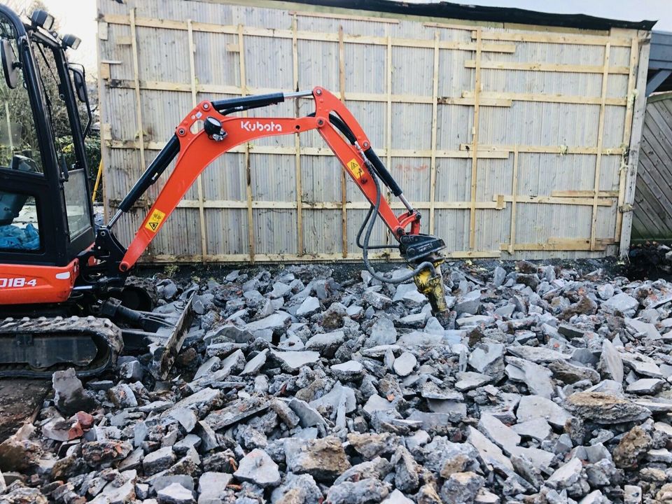 ✔ Stemmhammer Abbruchhammer Hydraulikhammer mieten leihen Bagger in Stadthagen