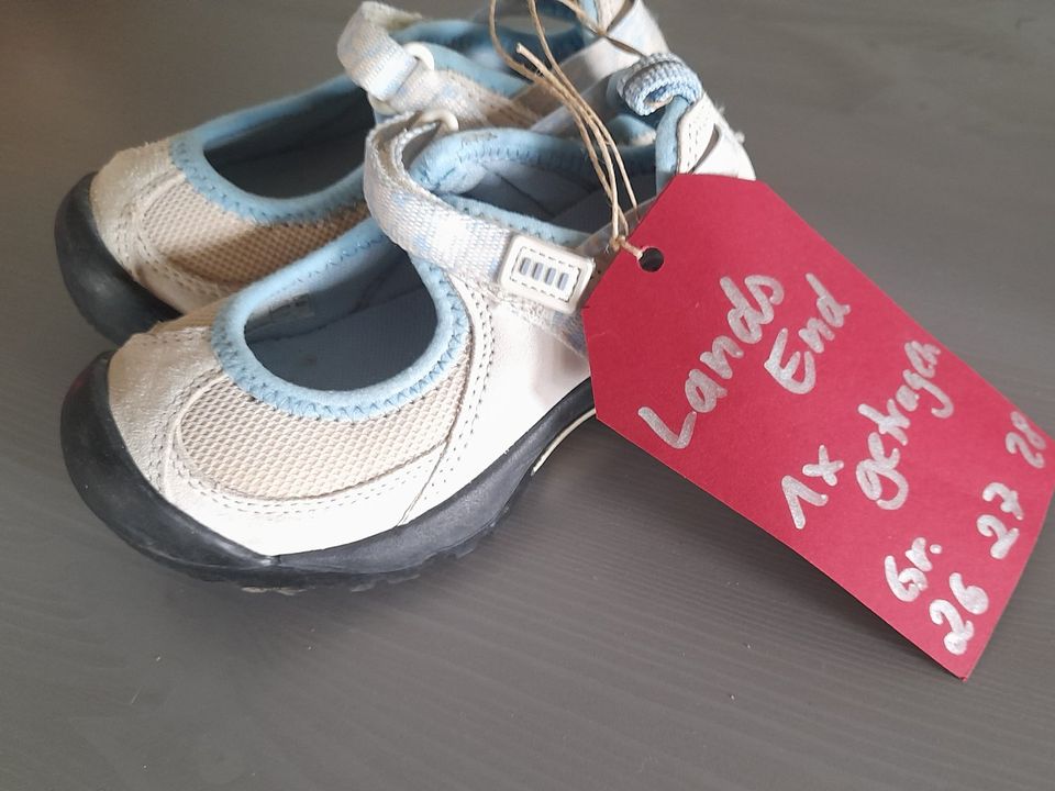 Lands' End Spangen Ballerinas Gr. 25 25,5 26  US 9 1 x getragen in Steinach b. Straubing