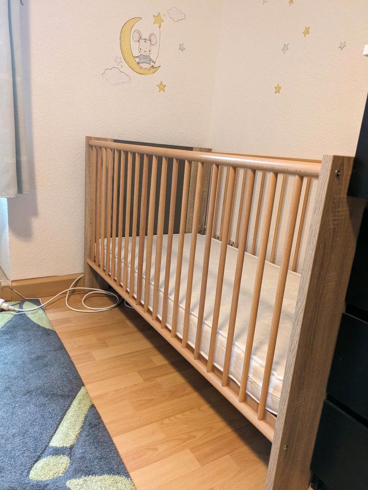 Ikea Babybett Kinderbett Sundvik 70x140 inkl. Matratze in Freiberg