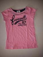 T-Shirt rosa mit Streifen (Gr. 122/128) Stuttgart - Stammheim Vorschau