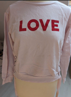 Sweatshirt rosa "LOVE" Gr. S von Hunkemöller seitliche Schlaufen Altona - Hamburg Lurup Vorschau