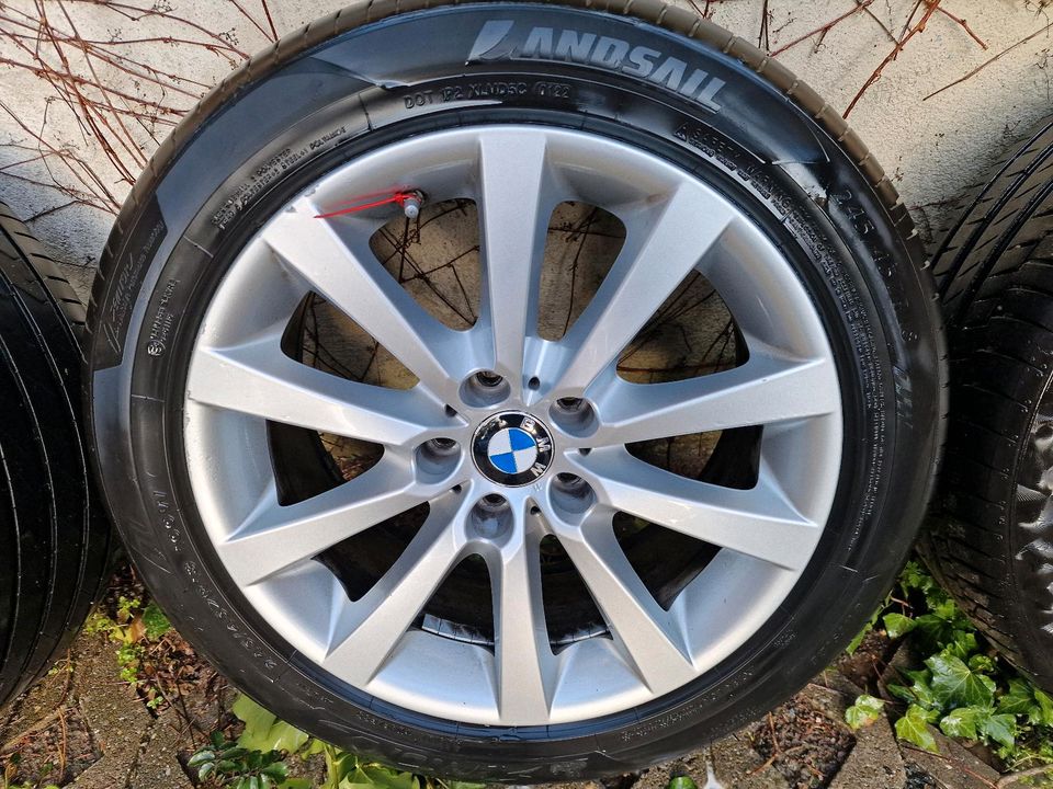 BMW 245/45/18 Alufelgen mit Reifen, OEM RDKS 8x18 ET30 5x120 in Mittweida