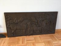Großes Wandrelief aus Eisen Gussplatte, Eisengussbild, Bauern Niedersachsen - Wiefelstede Vorschau