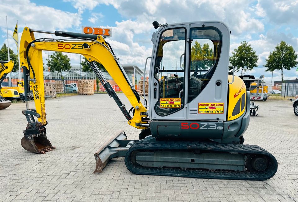 Minibagger Bagger Wacker Neuson 50Z3 SONDERPREIS - NUR 34.900 inkl. MwSt - wenig Stunden ! in Kamp-Lintfort