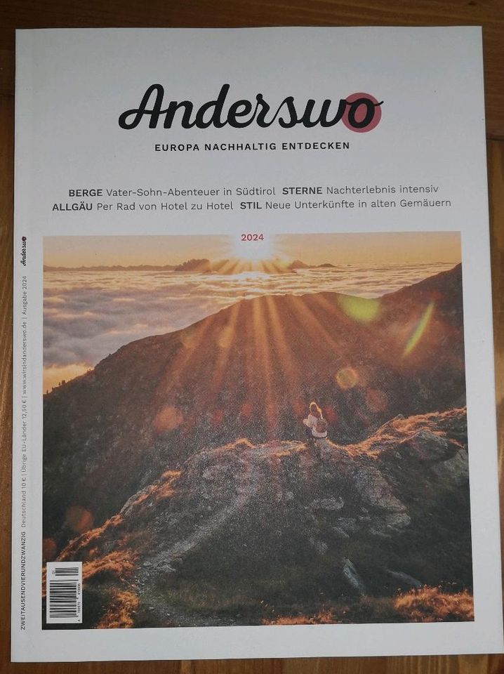 Zeitschrift " Anderswo " - Europa Nachhaltig Entdecken 2024 in Langen (Hessen)