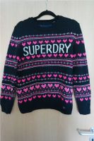 Norwegerpullover, Gr. 40, Superdry, schwarz-pink, Strickpullover Nordrhein-Westfalen - Brüggen Vorschau