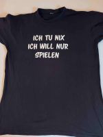 Herrenshirt "Ich tu nix ich will nur spielen" Gr 2XL, Kurzarm Bremen - Blumenthal Vorschau