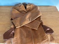 Future Designs Vintage Ledermantel Unisex Cognacbraun ca. 38 Dresden - Leuben Vorschau