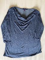 Tom Tailor Shirt 3/4 Ärmel Wasserfallausschnitt blau Gr. M - NEU Nordrhein-Westfalen - Bedburg Vorschau