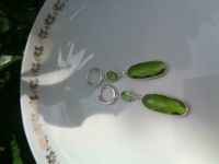 Silber Ohrringe mit Peridot-Quarz, Peridot, Creolen, Silber 925 Sachsen-Anhalt - Wittenberg Vorschau