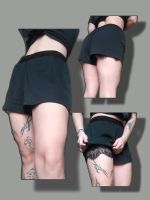 Vintage Shorts Kurze Hose mit Spitze Süß Y2K Grunge Streetwear Leipzig - Möckern Vorschau