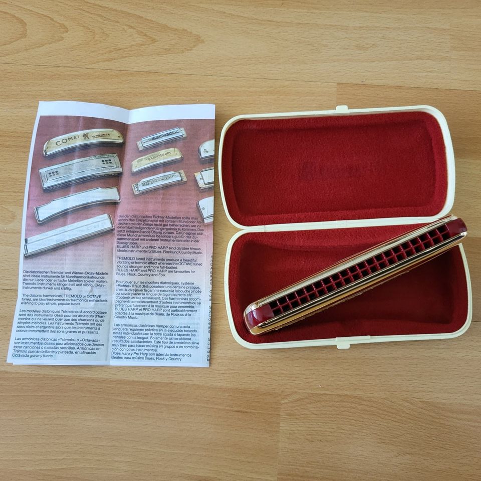 Sehr gute Wende-HOHNER-MuHa " Comet 3427 in C+G ", in der OVP! in Opfenbach