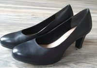 TAMARIS❤WIE NEU Gr.39 schwarz Echtleder Glatt Pumps High Heel OVP Hessen - Limburg Vorschau