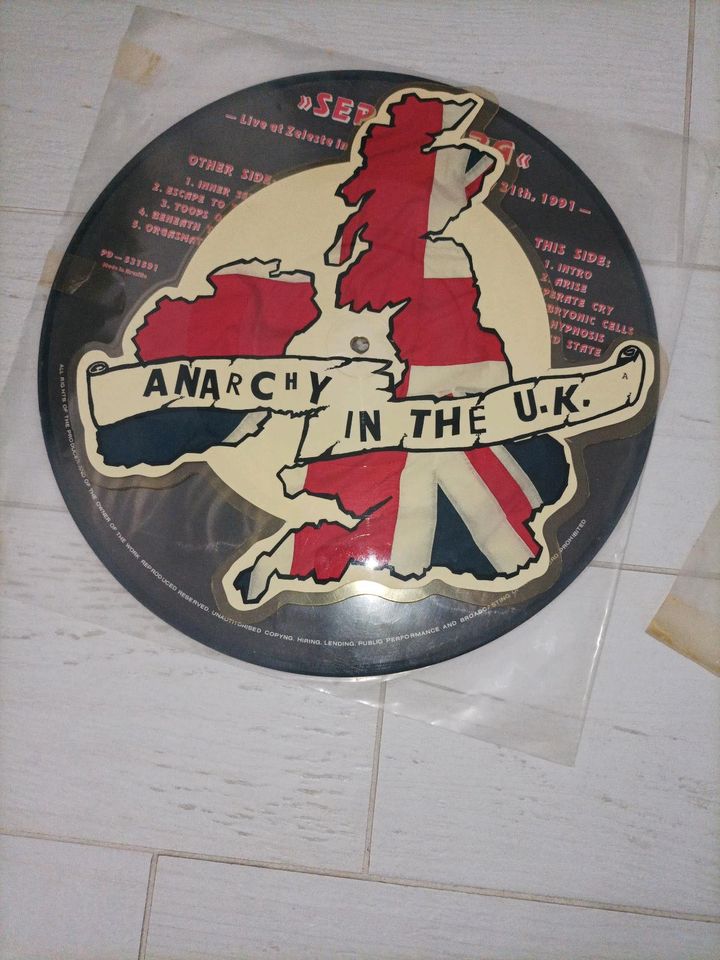 Megadeth Anarchy in The U.K 7" in Königsbrunn