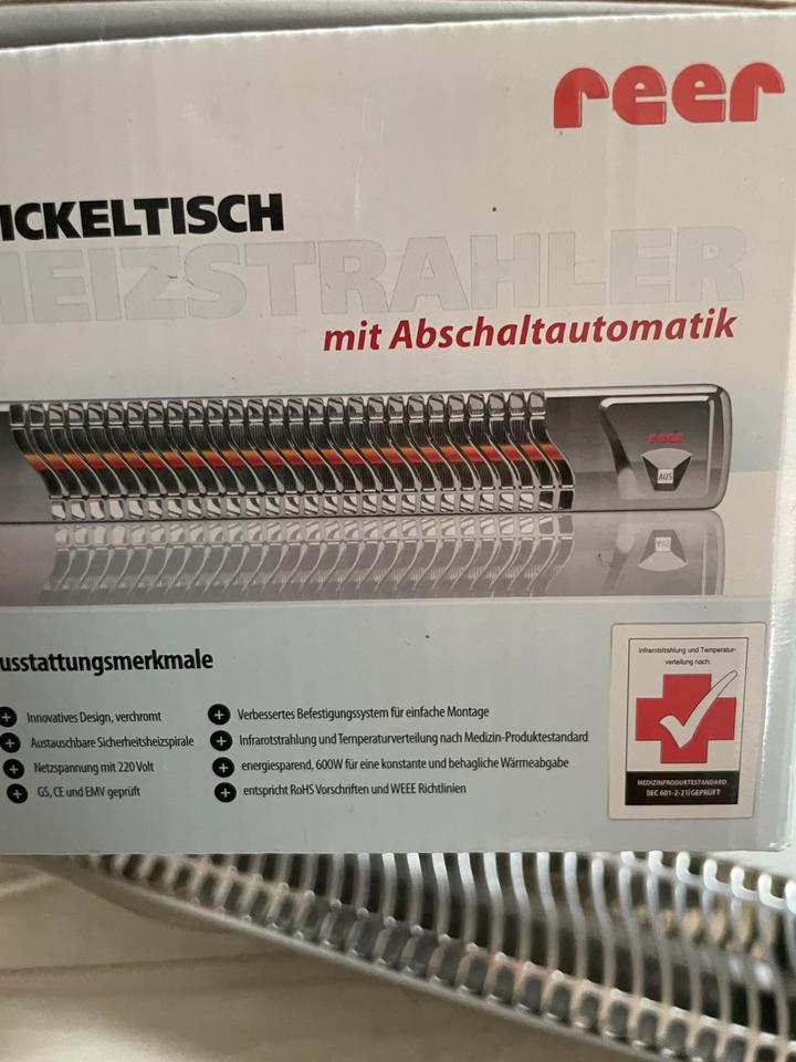 reer Wickeltischheizstrahler mit abschaltautomatik im OVP in Steina