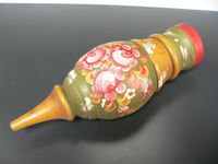 Vintage Holz Wand Vase mit Bauernmalerei Holzvase  Wandvase Nordrhein-Westfalen - Brühl Vorschau