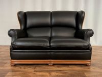 Ledersofa Vintage Couch Zweisitzer Chesterfield Design Old Town Nordrhein-Westfalen - Hüllhorst Vorschau