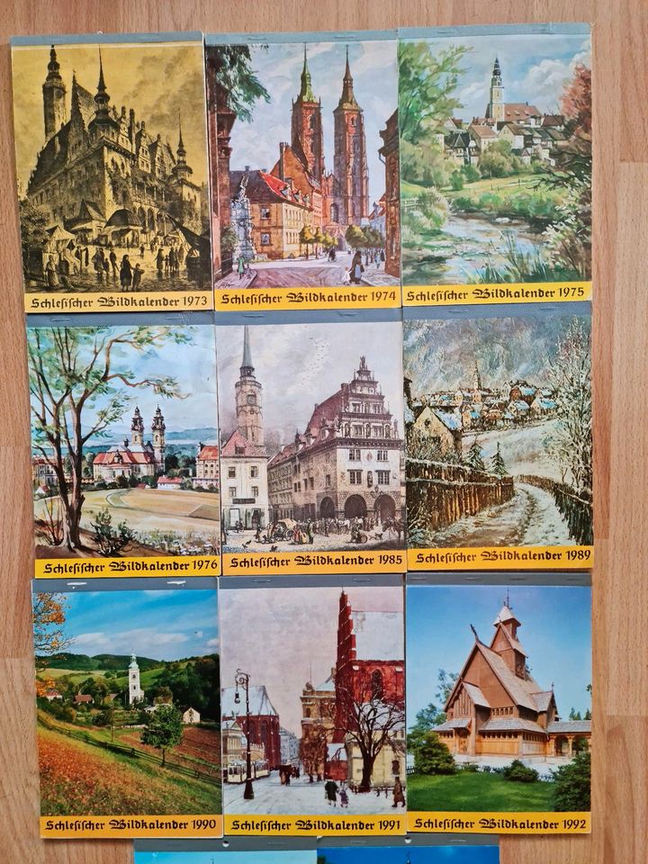 11x Schlesischer Bildkalender. Wie Neu. Siehe Fotos. in Landshut